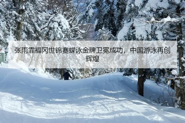 张雨霏福冈世锦赛蝶泳金牌卫冕成功，中国游泳再创辉煌
